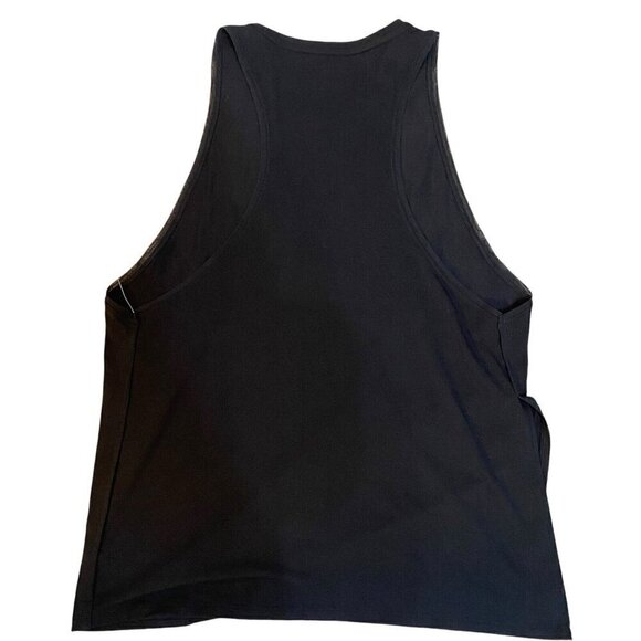 NWT Athleta Essence Mesh Tank Black Size Large Side Tie Detail - Picture 4 of 9